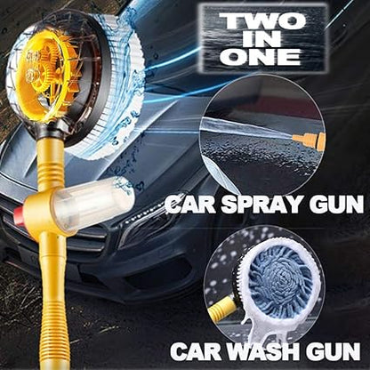 Car Wash Brush, Car Cleaning Kit, 360° Spin Car Mop